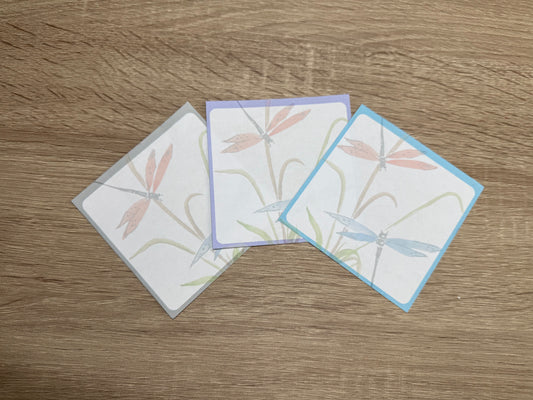 Dragonfly Small Lineless Notepad