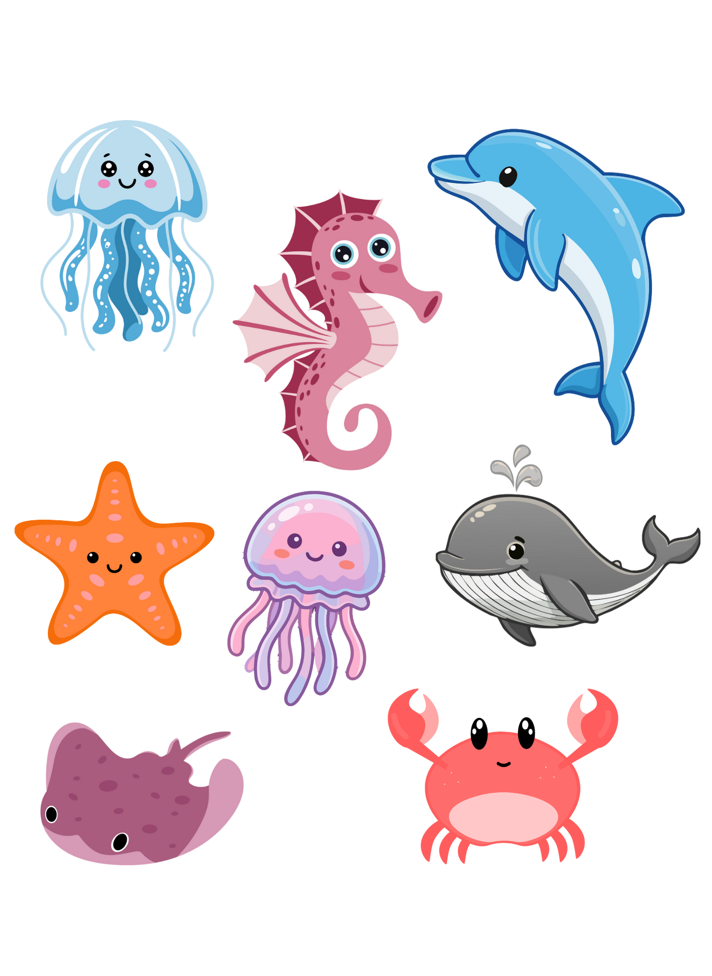 Cute Sea Friends