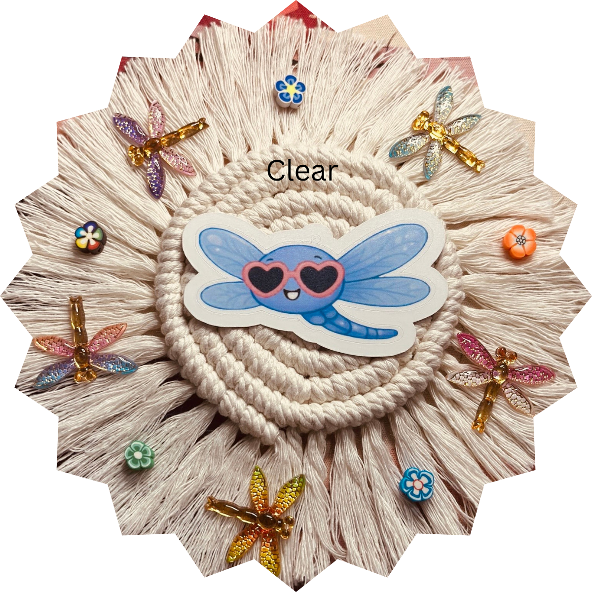 Kawaii Dragonfly Stickers