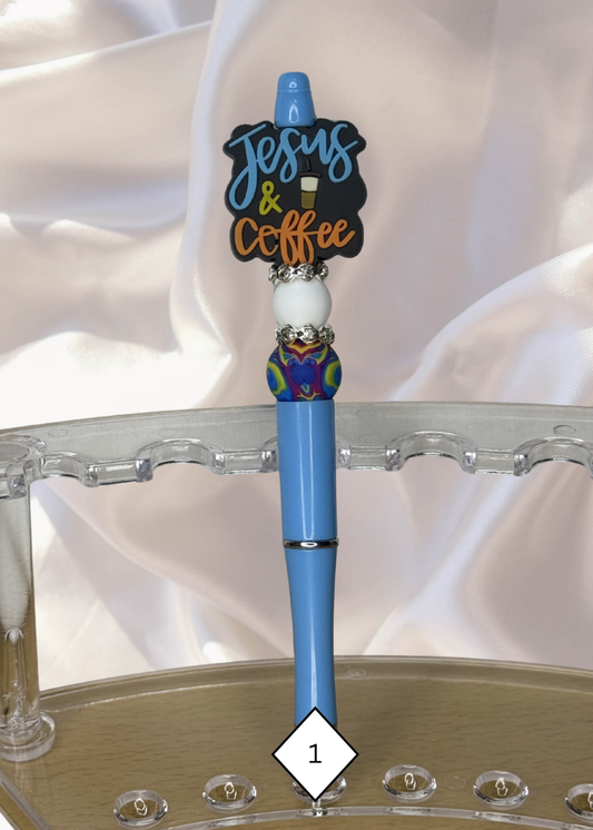 Pen, Jesus & Coffee - Ballpoint Pens
