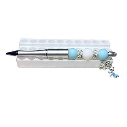 Gorgeous Beadable Ballpoint Pens with Dragonfly Charms
