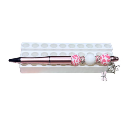 Gorgeous Beadable Ballpoint Pens with Dragonfly Charms