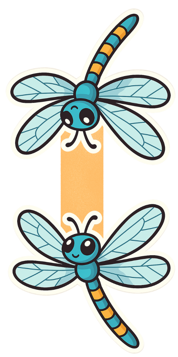 Dragonfly Magnetic Bookmark