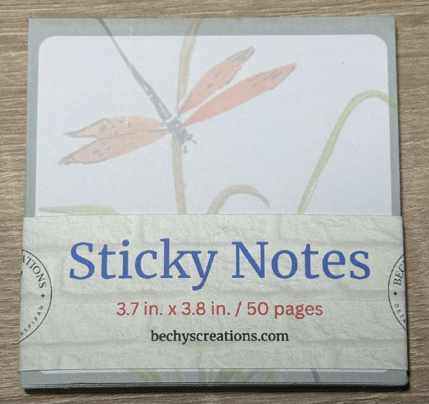 Dragonfly Sticky Notes