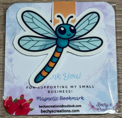 Dragonfly Magnetic Bookmark
