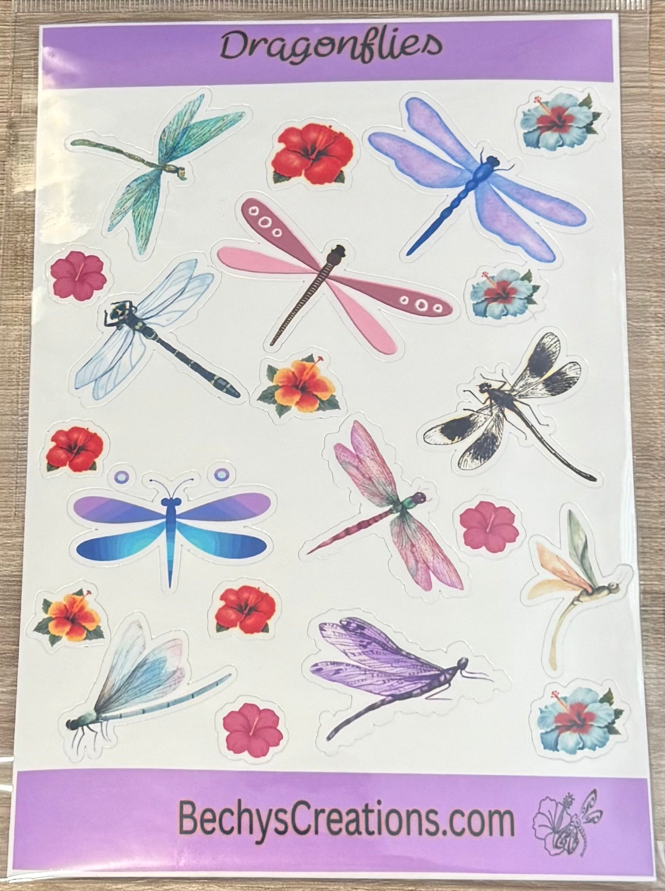 Dragonfly Sticker Sheet